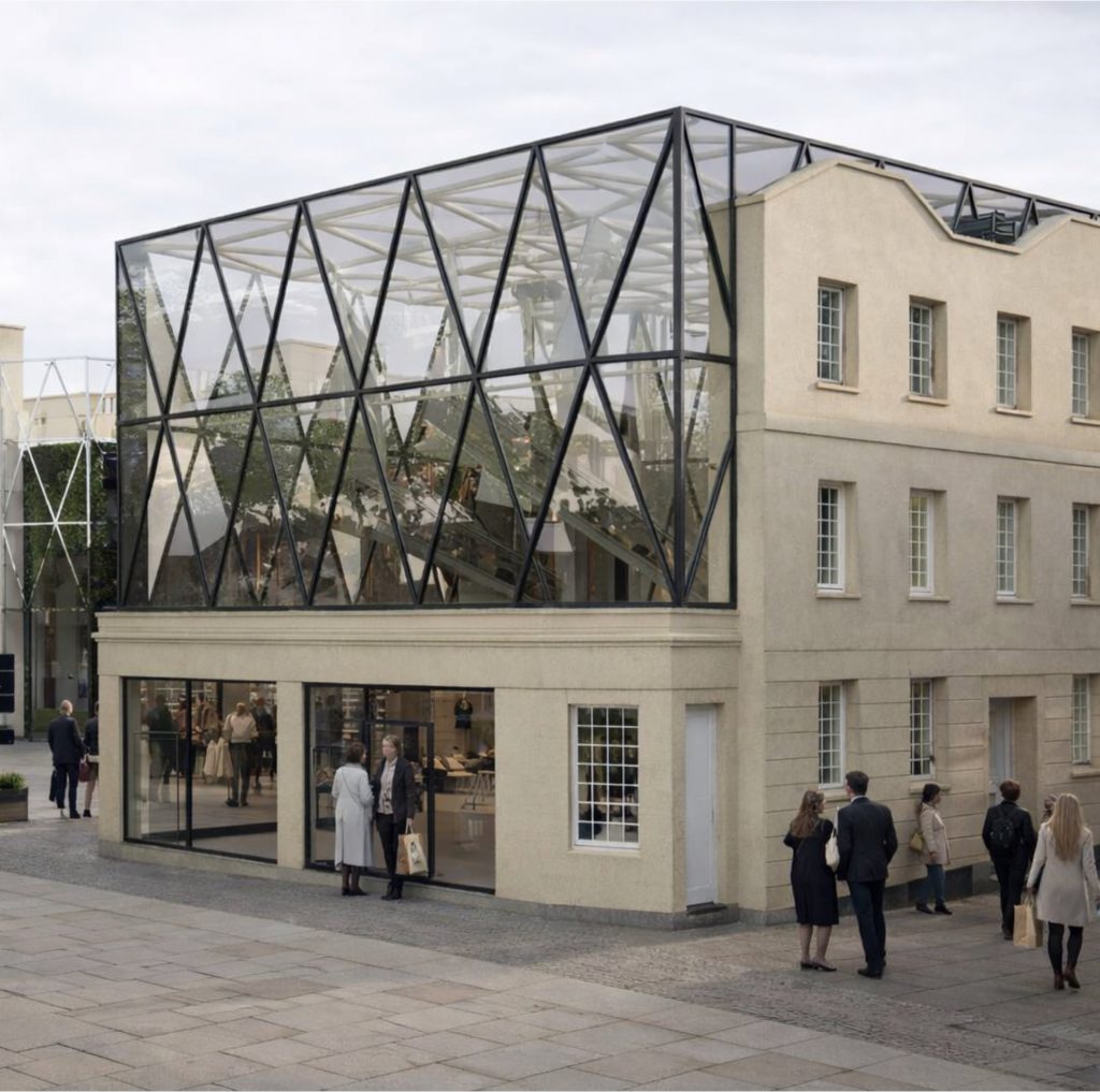 The standalone building on the corner of Regent Street and County Court Road.
